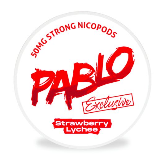 Pablo Strawberry Lychee Nicotine Pouches 50mg/30mg