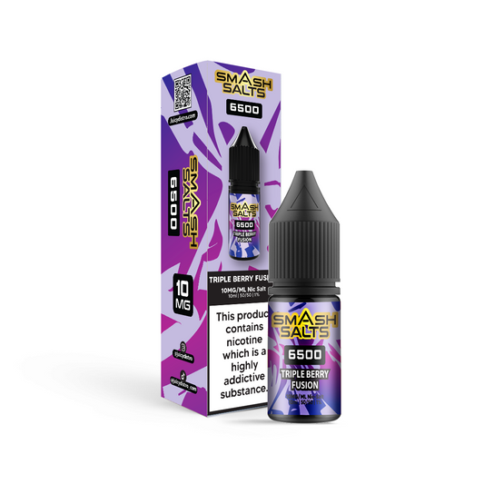 Smash Salts E-Liquid 10ml Nic Salt - Triple Berry Fusion