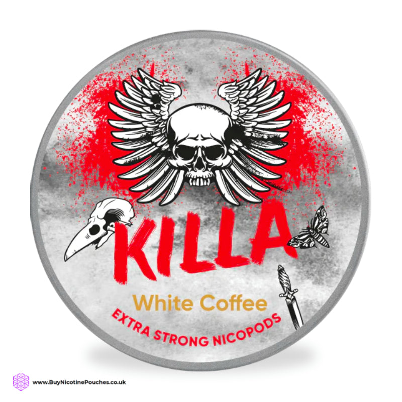 Killa White Coffee Nicotine Pouches 16mg/12.8mg