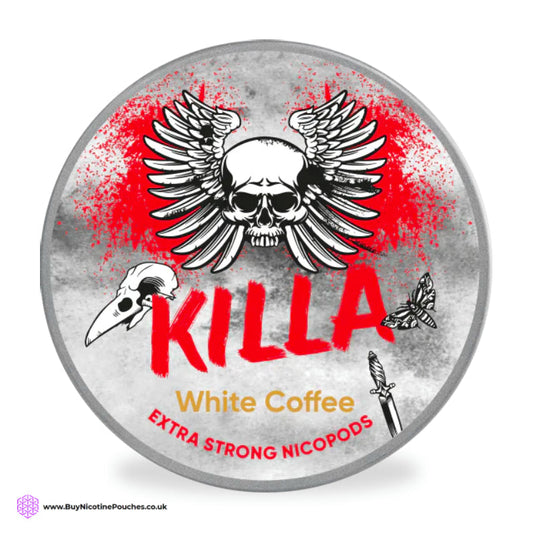 Killa White Coffee Nicotine Pouches 16mg/12.8mg