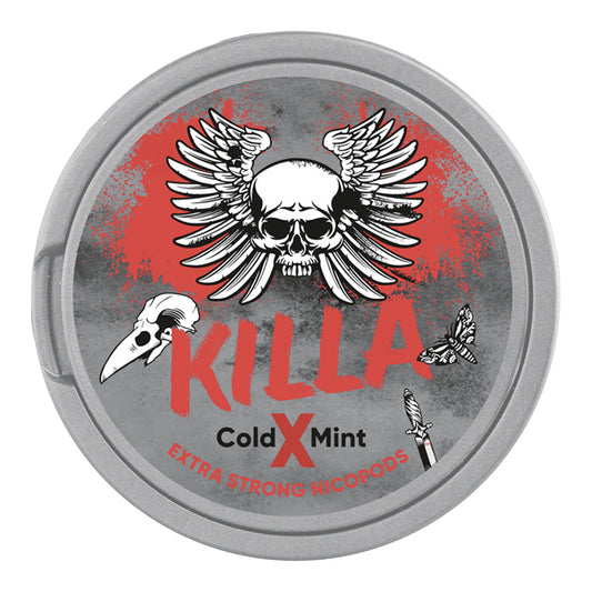 Killa X Cold Mint Nicotine Pouches 16mg