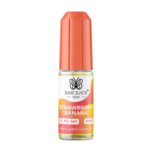 Bar Juice 5000 Strawberry Banana Nic Salt 10ml E-Liquid