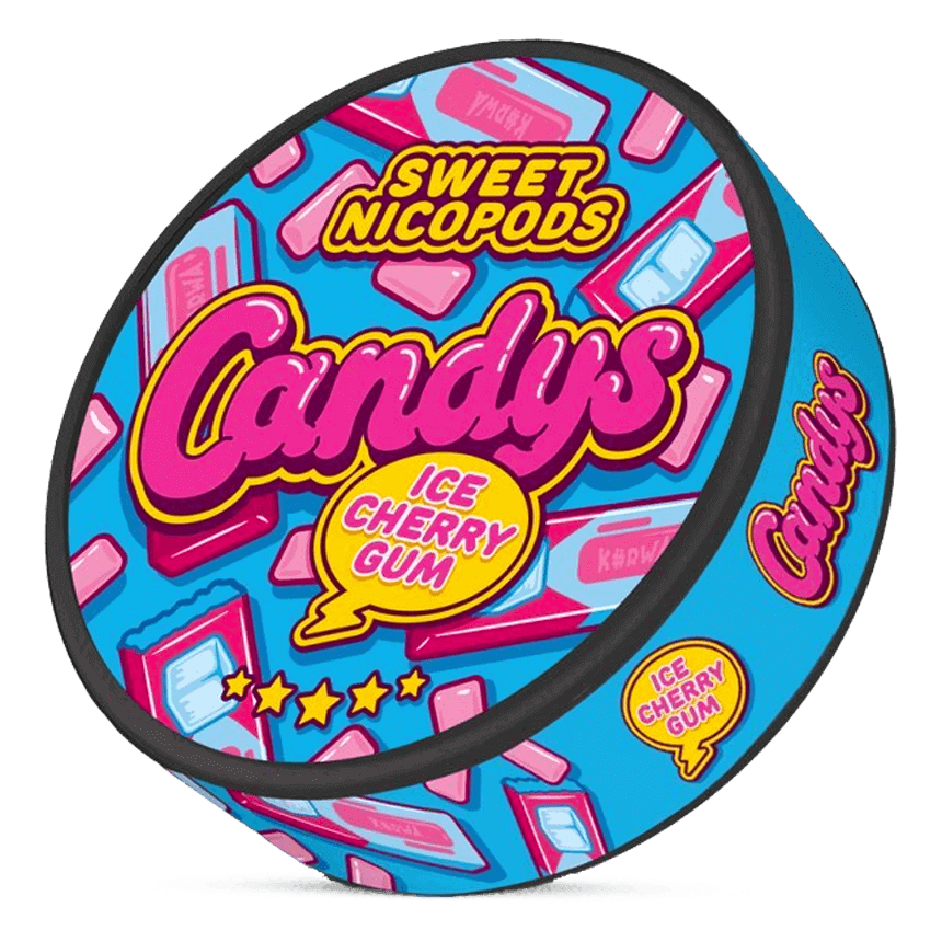 Candys Ice Cherry Gum Nicotine Pouches