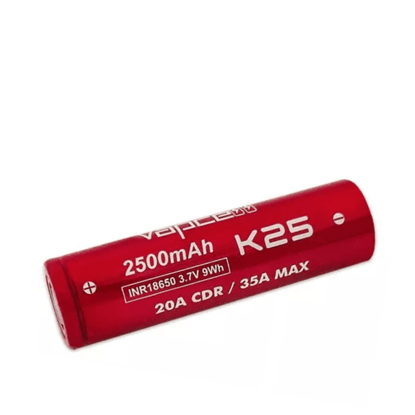Vapcell K25 18650 Rechargeable Battery - 2500mAh