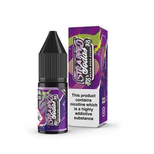 Strapped Nic Salt Grape Soda Storm E-Liquid 10ml