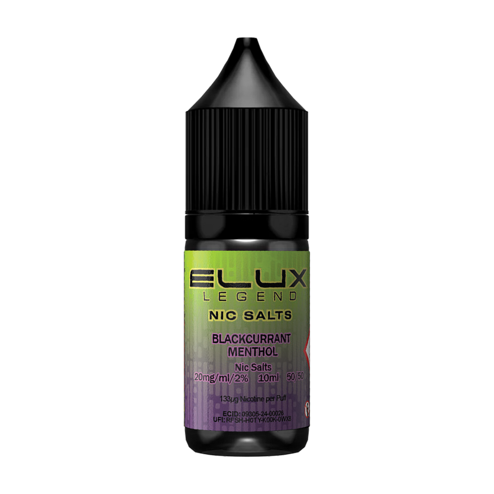 Elux Legend Blackcurrant Menthol Nic Salt 10ml E-Liquid