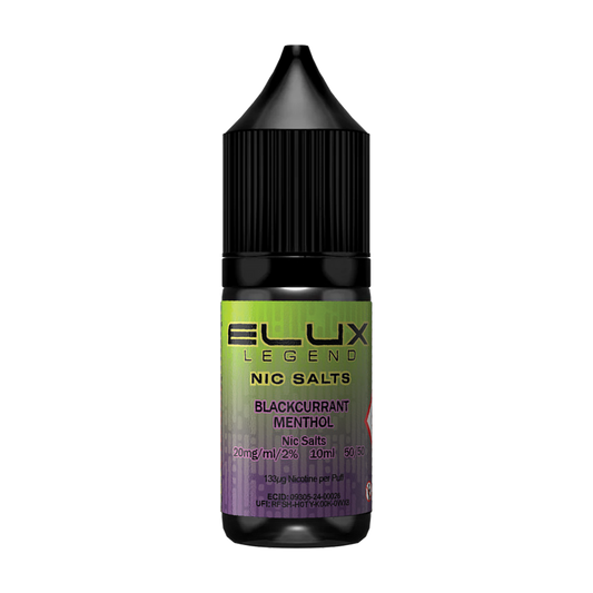 Elux Legend Blackcurrant Menthol Nic Salt 10ml E-Liquid