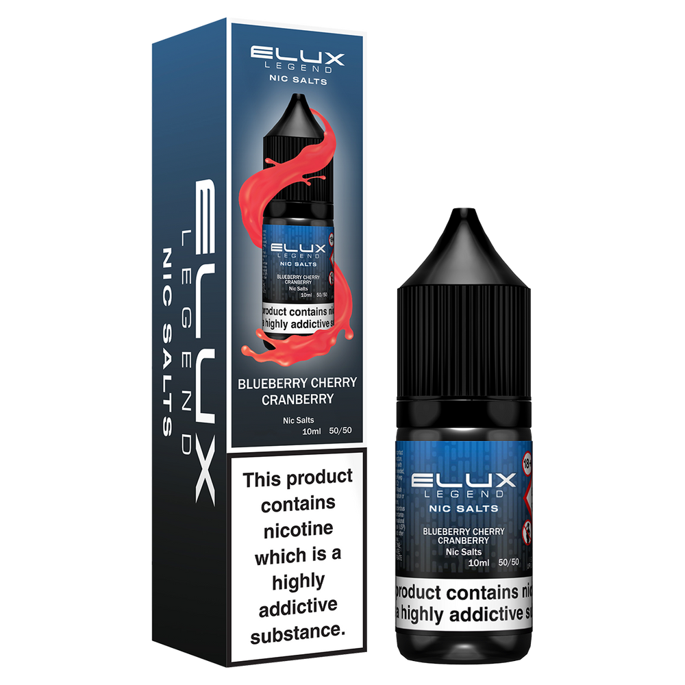 Elux Legend Blueberry Cherry Cranberry Nic Salt 10ml E-Liquid