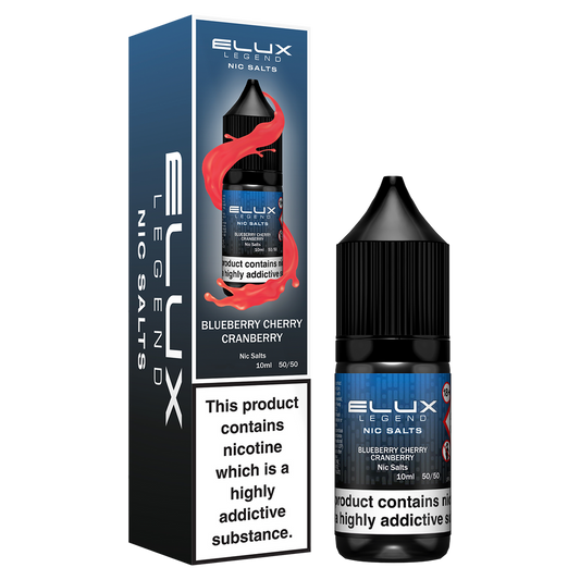 Elux Legend Blueberry Cherry Cranberry Nic Salt 10ml E-Liquid