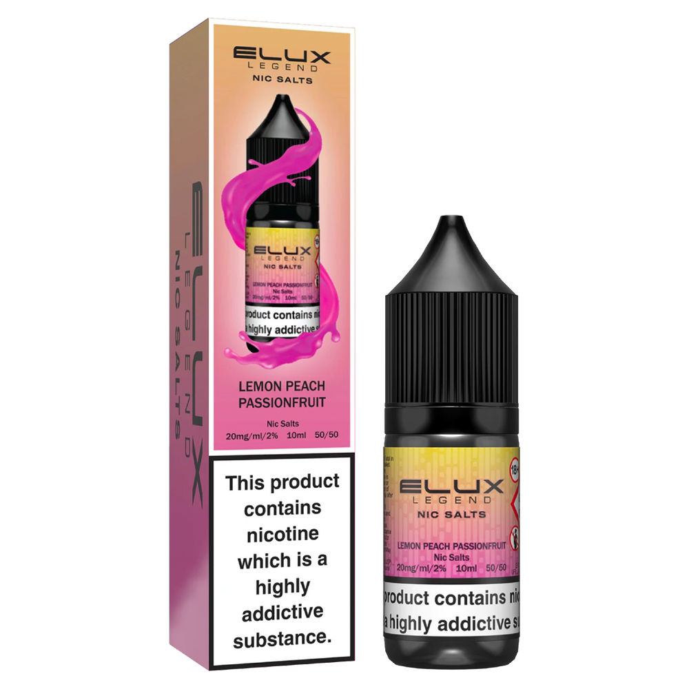 Elux Legend Lemon Peach Passionfruit Nic Salt 10ml E-Liquid
