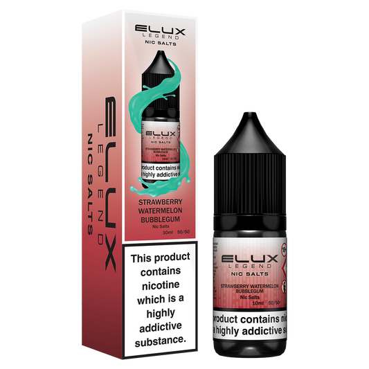 Elux Legend Strawberry Watermelon Bubblegum Nic Salt 10ml E-Liquid