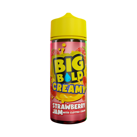 Big Bold Creamy 100ml E-liquids - Strawberry Jam