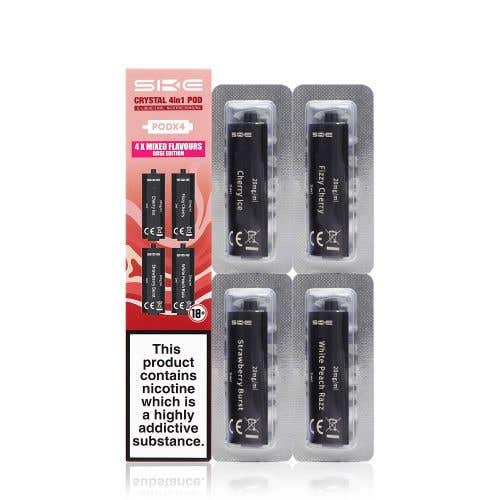 Ske Crystal 4 in 1 Rose Edition Prefilled Pods - Pack of 4
