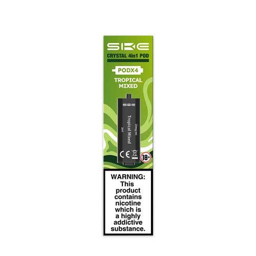 Ske Crystal 4 in 1 Tropical Mixed Prefilled Pods - Pack of 4