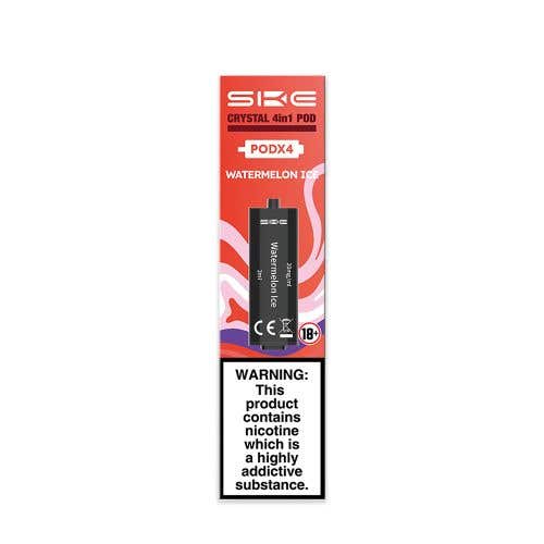 Ske Crystal 4 in 1 Watermelon Ice Prefilled Pods - Pack of 4
